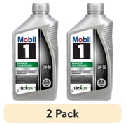 2 pack Mobil 1 Advanced Fuel Economy Full Synthetic Motor Oil 0W-30, 1 Quart