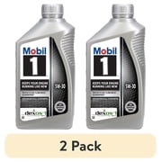 2 pack Mobil 1 Advanced Full Synthetic Motor Oil 5W-30, 1 Quart