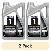 (2 pack) Mobil 1 Advanced Full Synthetic Motor Oil 5W-30, 5 Quart
