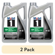2 pack Mobil 1 ESP Full Synthetic Motor Oil 0W-30, 5 Quart