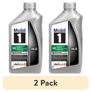2 pack Mobil 1 ESP X2 Full Synthetic Motor Oil 0W-20, 1 Quart