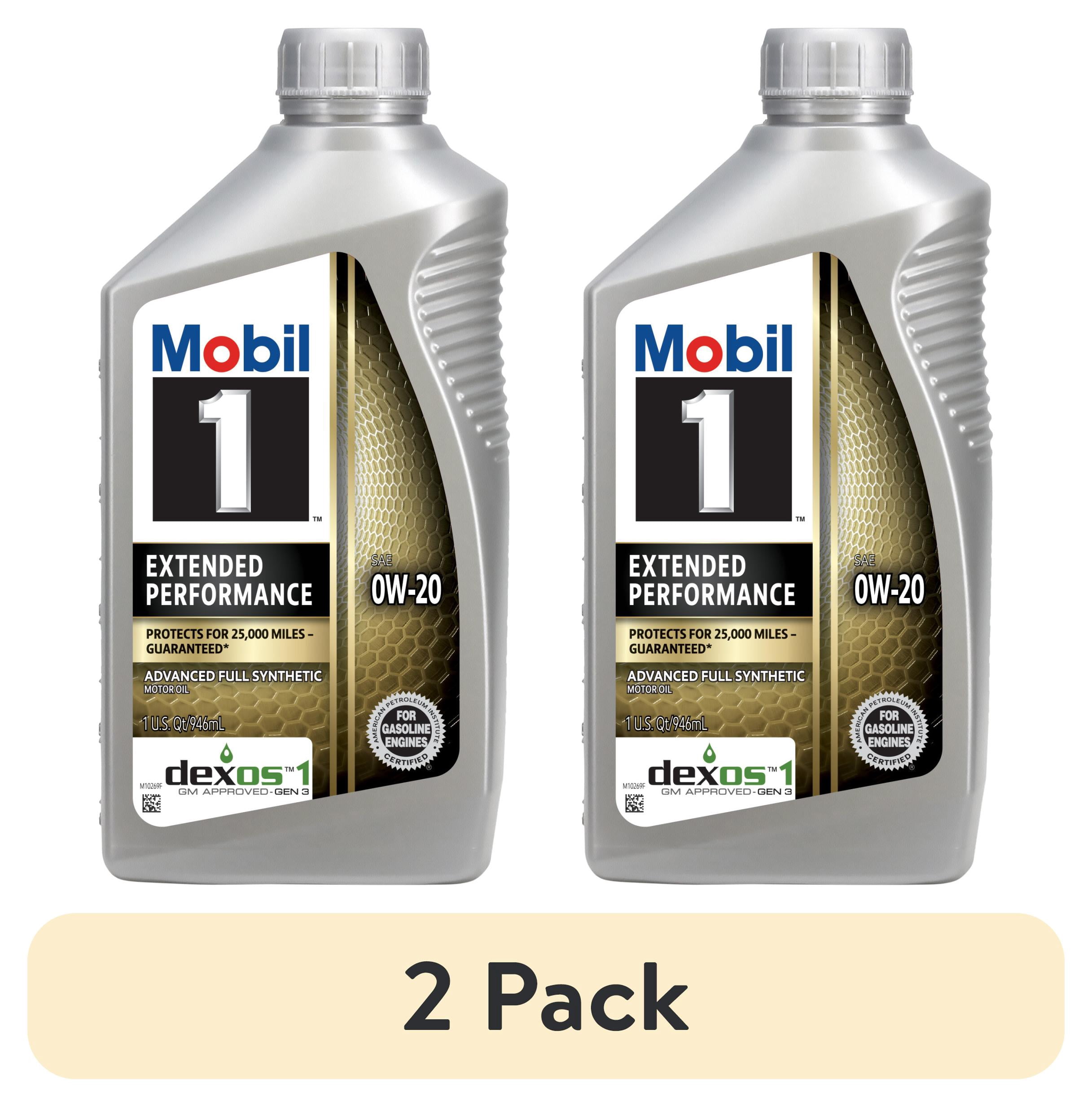 Mobil 1 Extended Performance Full Synthetic Motor Oil 0W-20, 1