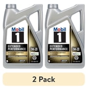 (2 pack) Mobil 1 Extended Performance Full Synthetic Motor Oil 0W-20, 5 Quart