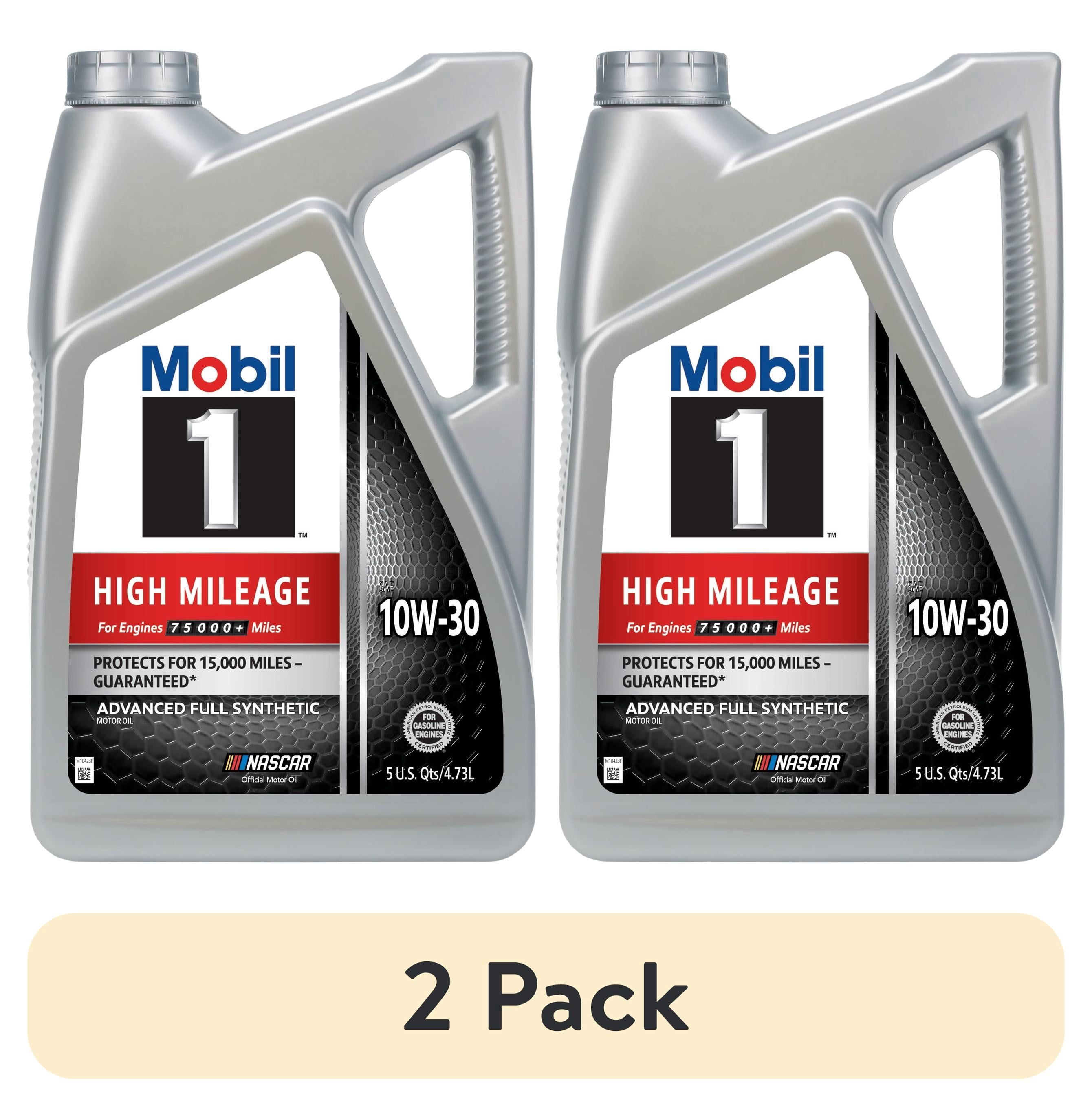 モービル1 ハイマイレージ　10w-30 3L Free Shipping! Mobil 1 High Mileage Full Synthetic Motor Oil 10W