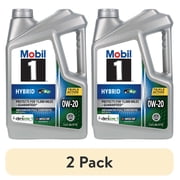 2 pack Mobil 1 Hybrid 0W-20, 5 Quart