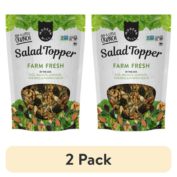 (2 pack) Modern Mill Farm Fresh Salad Topper 6oz, Gluten-Free, Vegan, Non GMO