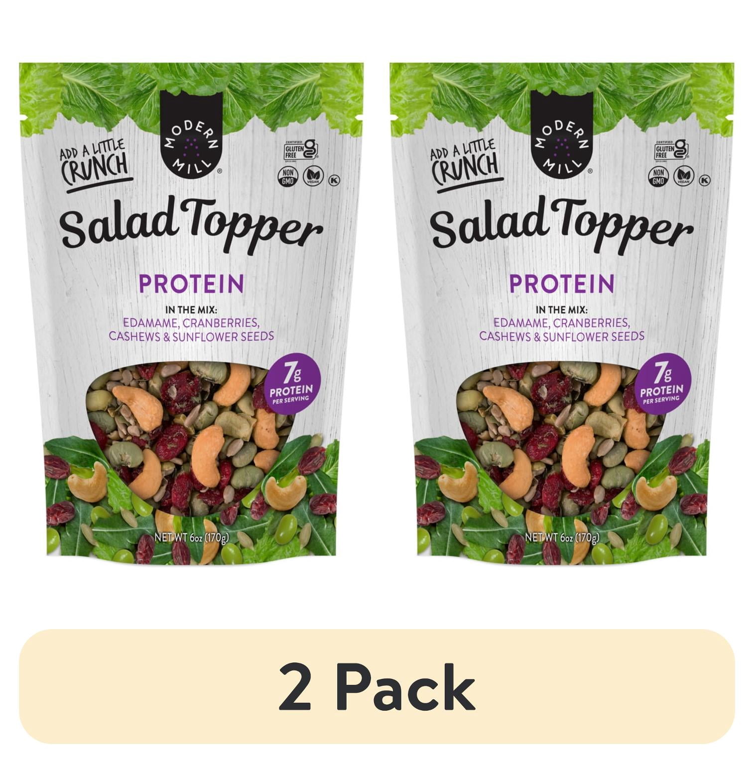 (2 pack) Modern Mill Protein Salad Topper 6oz, Gluten-Free, Vegan, Non GMO