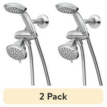 (2 pack) Moen Attune Chrome Bathroom Showerhead and Hand Shower Combo, 218C0