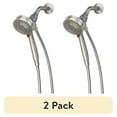 thumbnail interactive-video image 1 of (2 pack) Moen Engage Brushed Nickel 6 settings Handheld Showerhead 1.75 gpm, 1 of 9