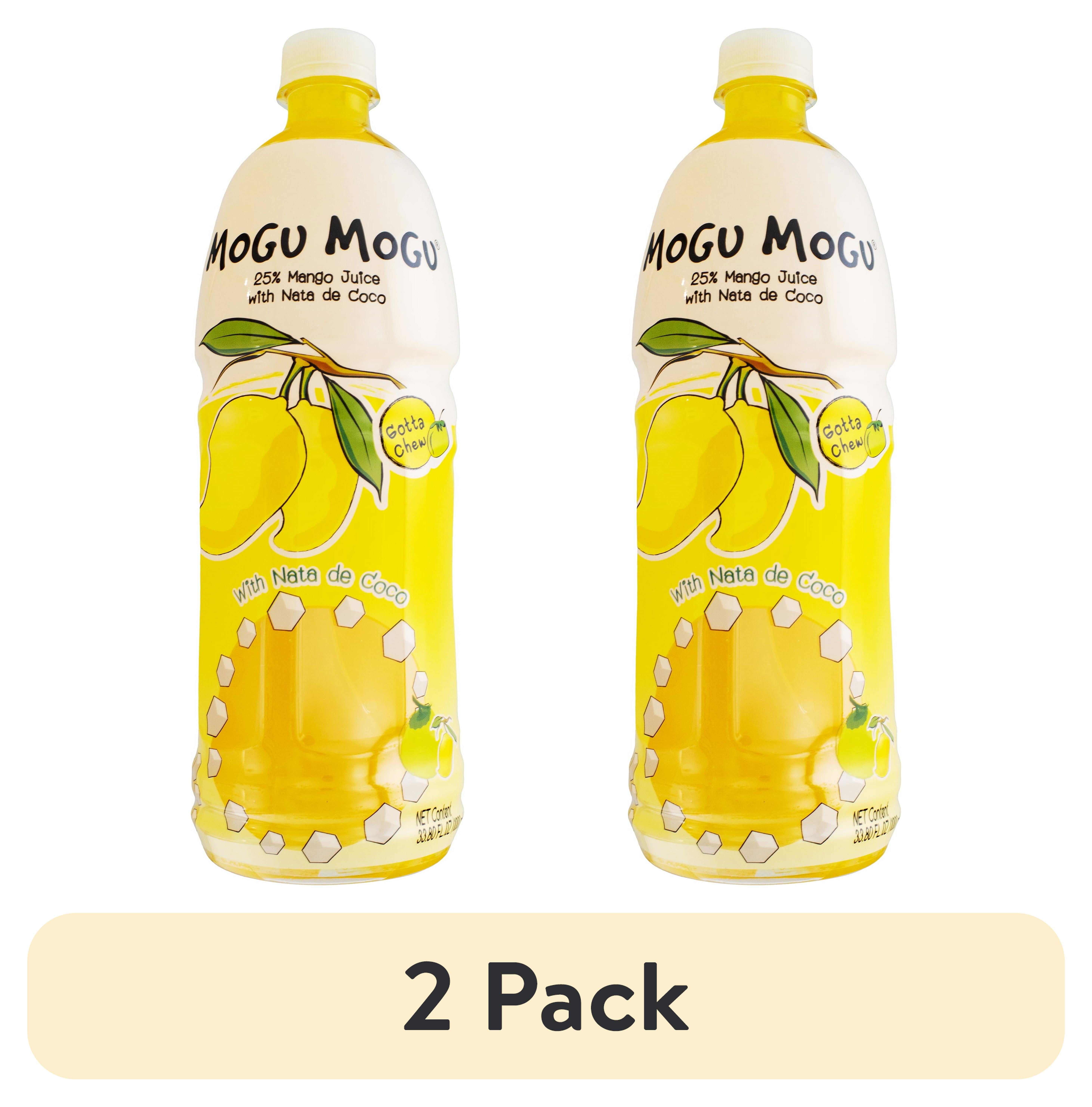 2 pack) Mogu Mogu Mango & Coconut Gel Juice, 33.8 Fl Oz. - Walmart.com