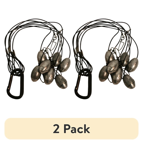 (2 pack) Mojo Outdoors, HW2103, Texas Decoy Rig Kit, 4 Ounce Weights, Duck Hunting, 3.5 Pounds
