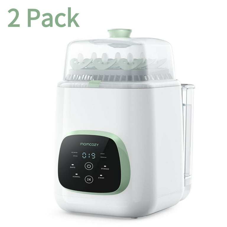 2 pack) Momcozy KleanPal Pro Baby Bottle Washer, Sterilizer
