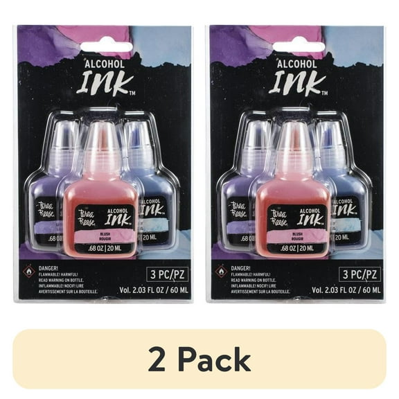 (2 pack) Momenta BR3PK-35874 20 ml Brea Reese Alcohol Inks - Lavender, Blush & Sky - 3 per Pack