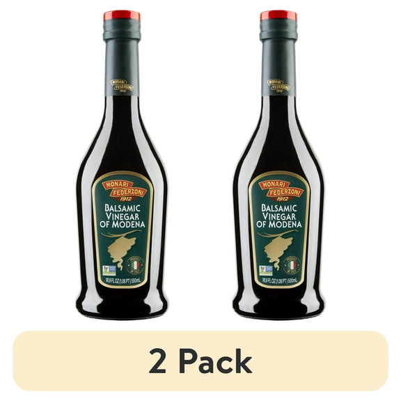 (2 pack) Monari Federzoni Traditional Balsamic Vinegar of Modena - 16.9 fl oz