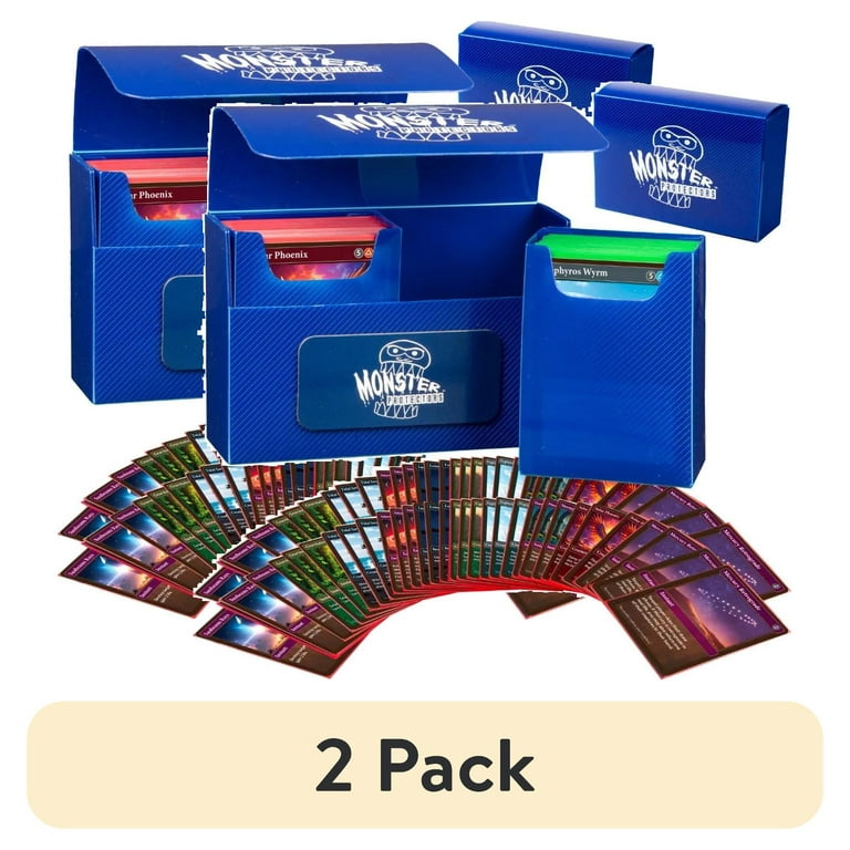 2 pack) Monster Protectors Trading Card Double Deck Box with