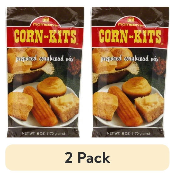 (2 pack) Morrison's Corn-Kits Prepared Corn Bread Mix 6 oz