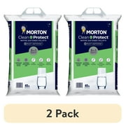 2 pack 2 pack Morton Clean and Protect Plus Rust Defense Water Softener Salt Pellets, 40 lb
