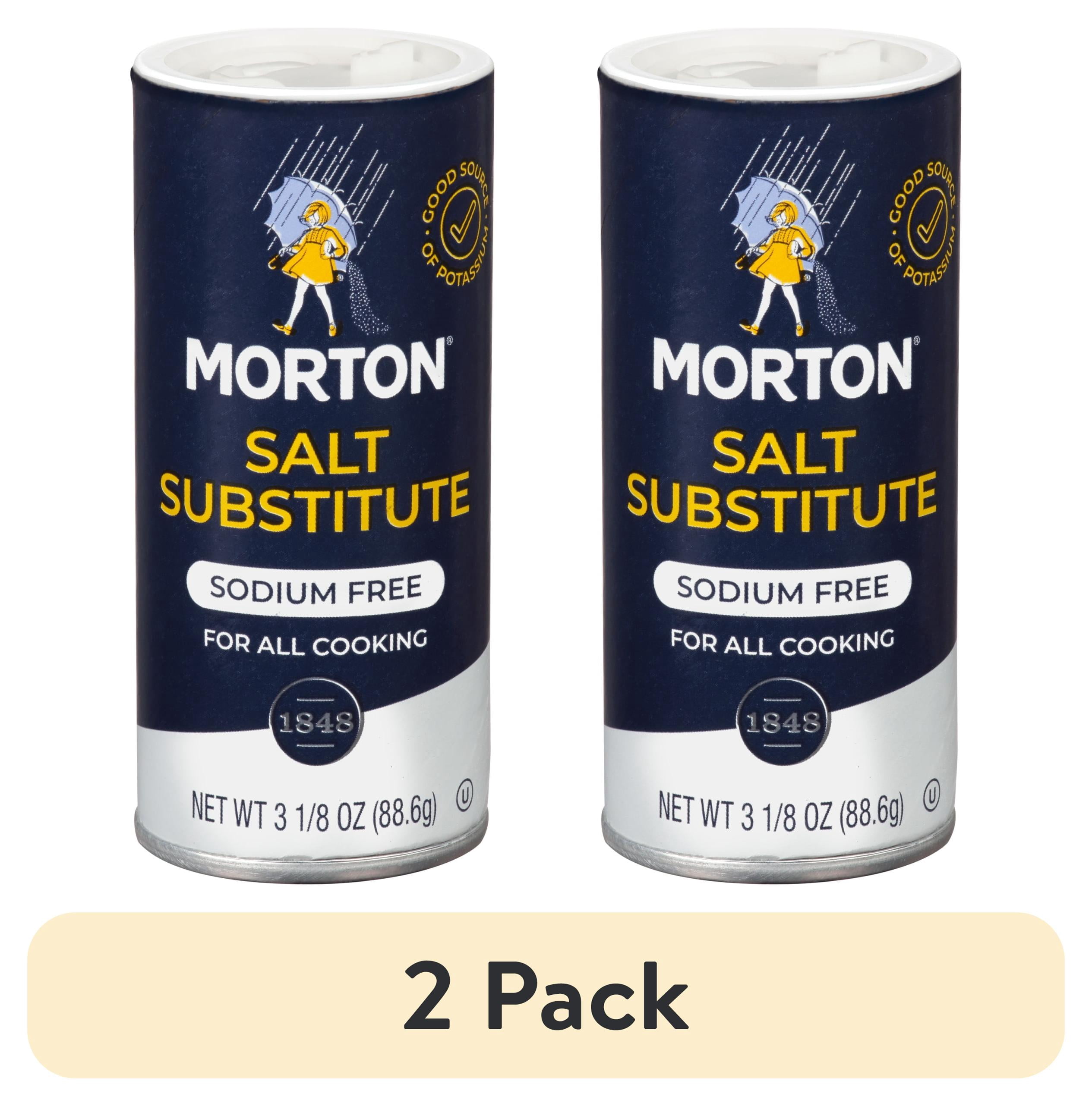 Morton Salt Sodium Free Salt Substitute, 3 1/8 oz, Shaker