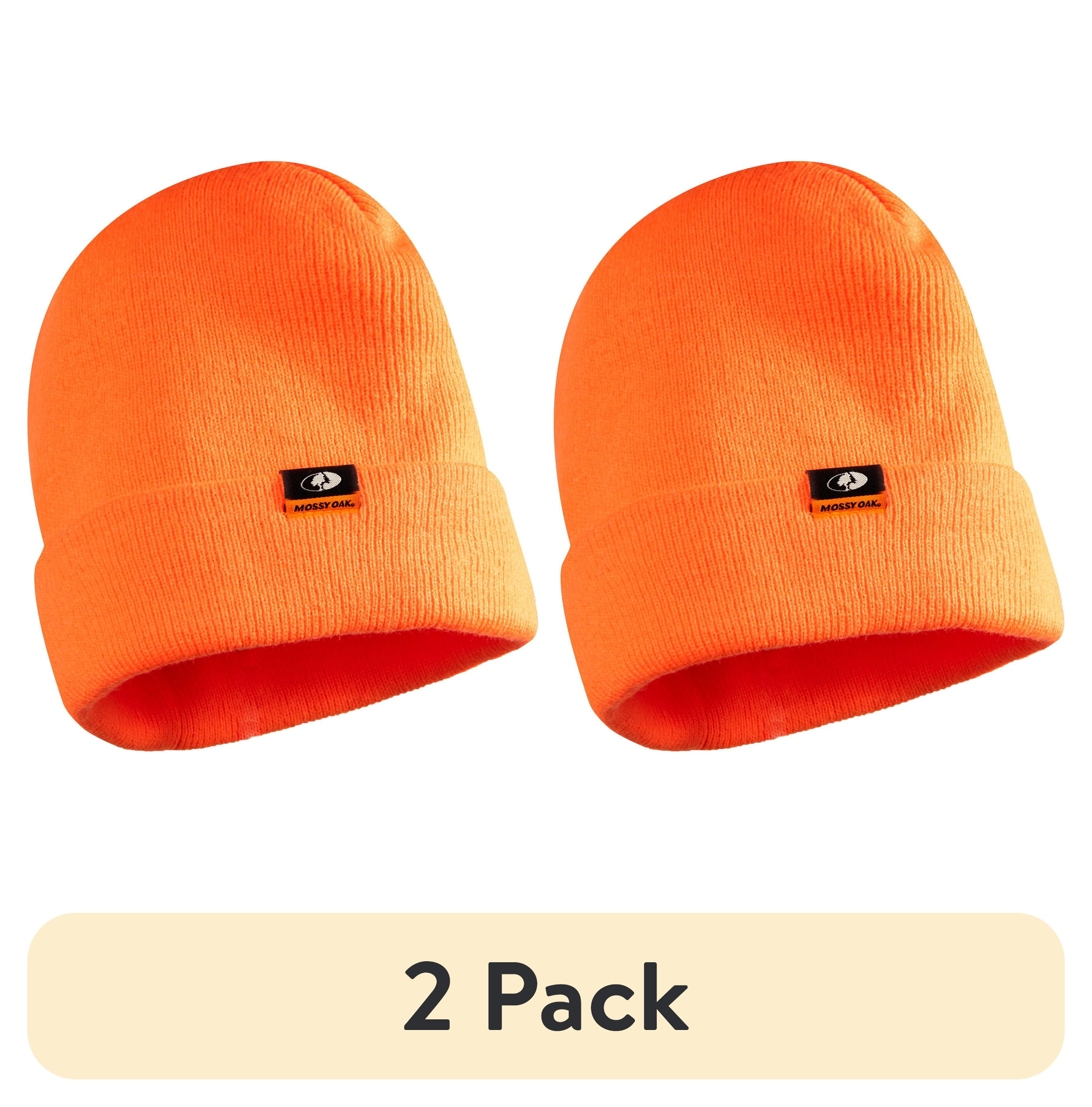 2 pack) Mossy Oak Blaze Orange Insulated Beanie - Walmart.com