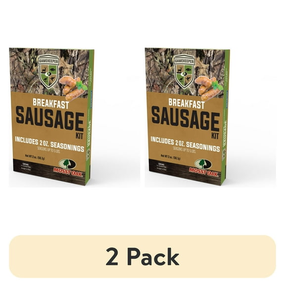 (2 pack) Mossy Oak Breakfast Sausage Seasoning Kit