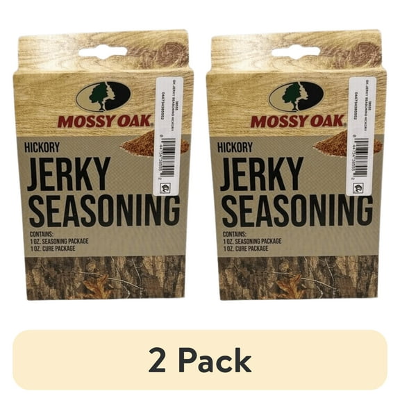 (2 pack) Mossy Oak Hickory Jerky Seasoning Kit