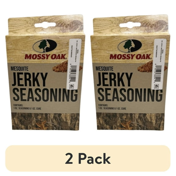 (2 pack) Mossy Oak Mesquite Jerky Seasoning, 2 oz