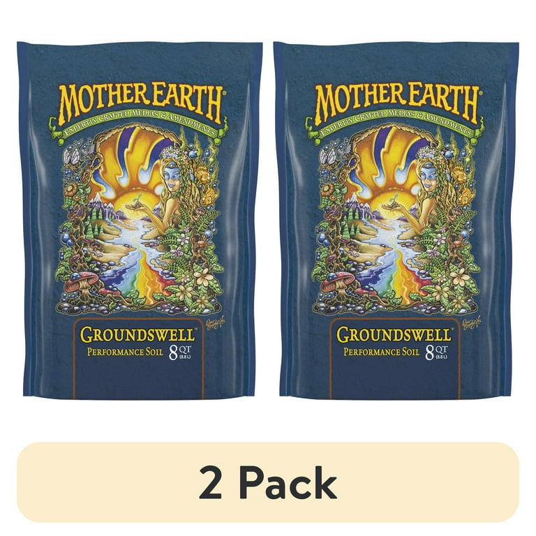 2 pack) Mother Earth Groundswell Performance Soil, All-Purpose