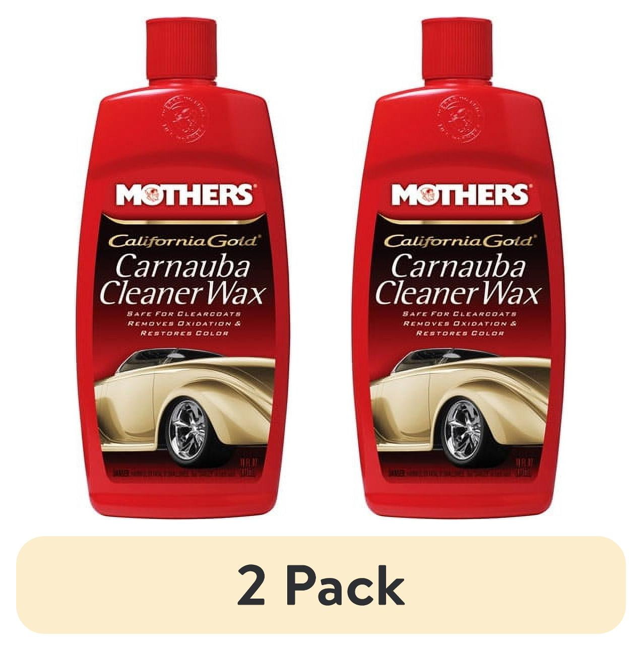 (2 pack) Mothers Polish 5701 CA. Gold Original Cleaner Wax - Liquid, 16 fl oz