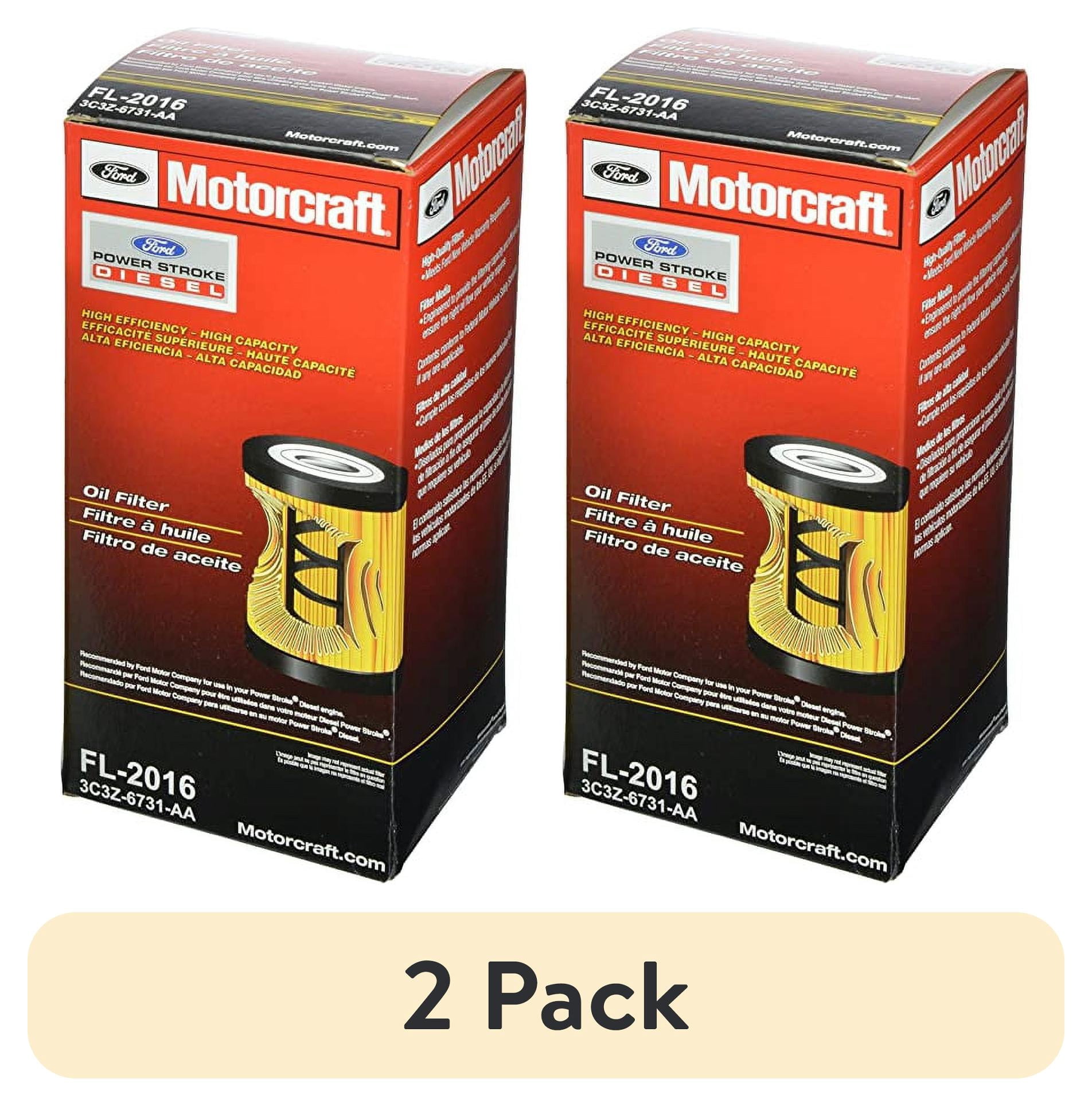(2 pack) Motorcraft Oil Filter FL2016W