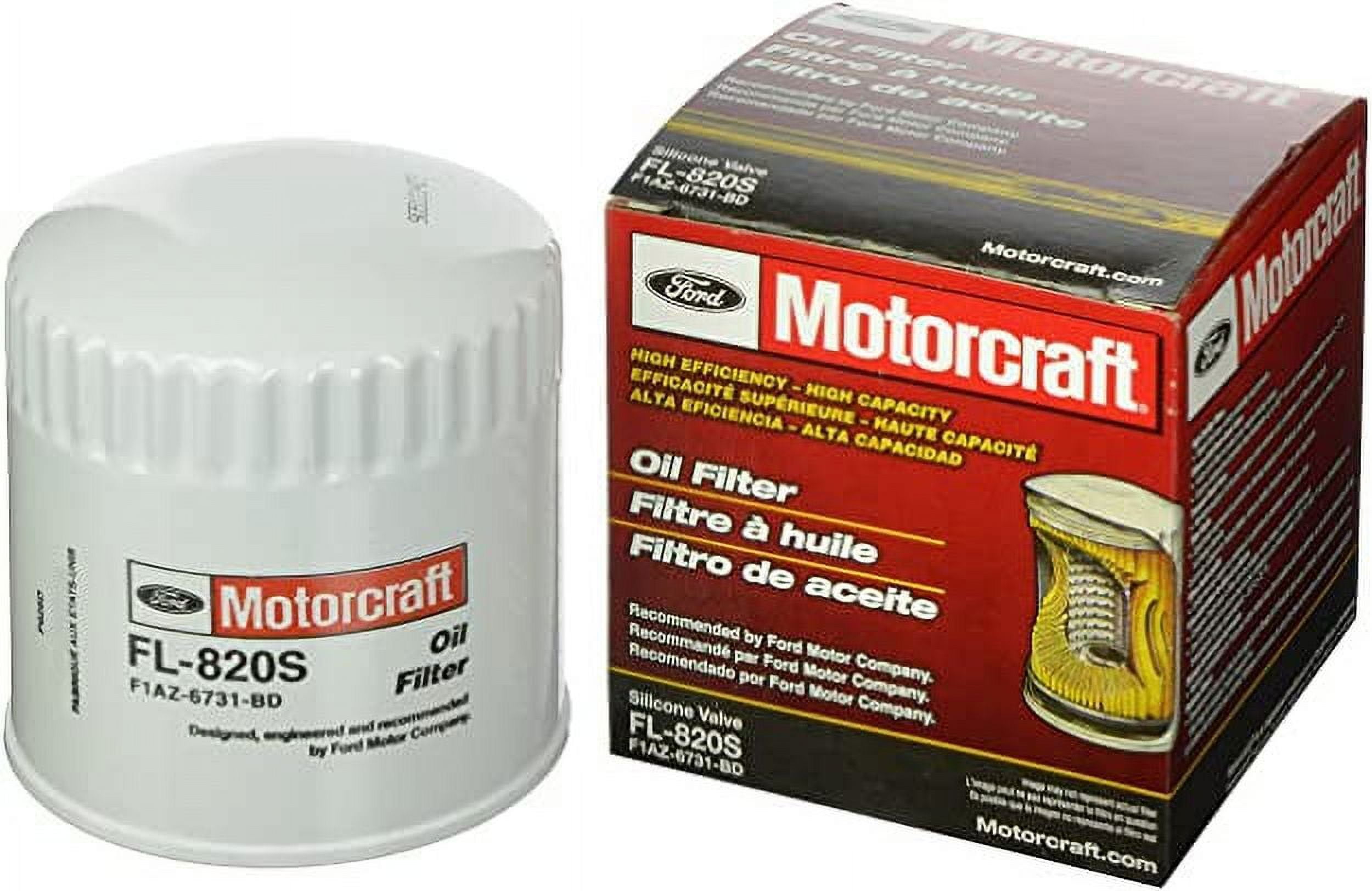 (2 pack) Motorcraft Oil Filter FL820SW