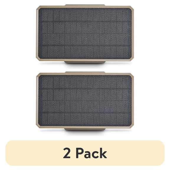 (2 pack) Moultrie 3.4 Watt Solar Power Pack for Trail Cameras - 3350mAh Battery Pack - USB-C Connection