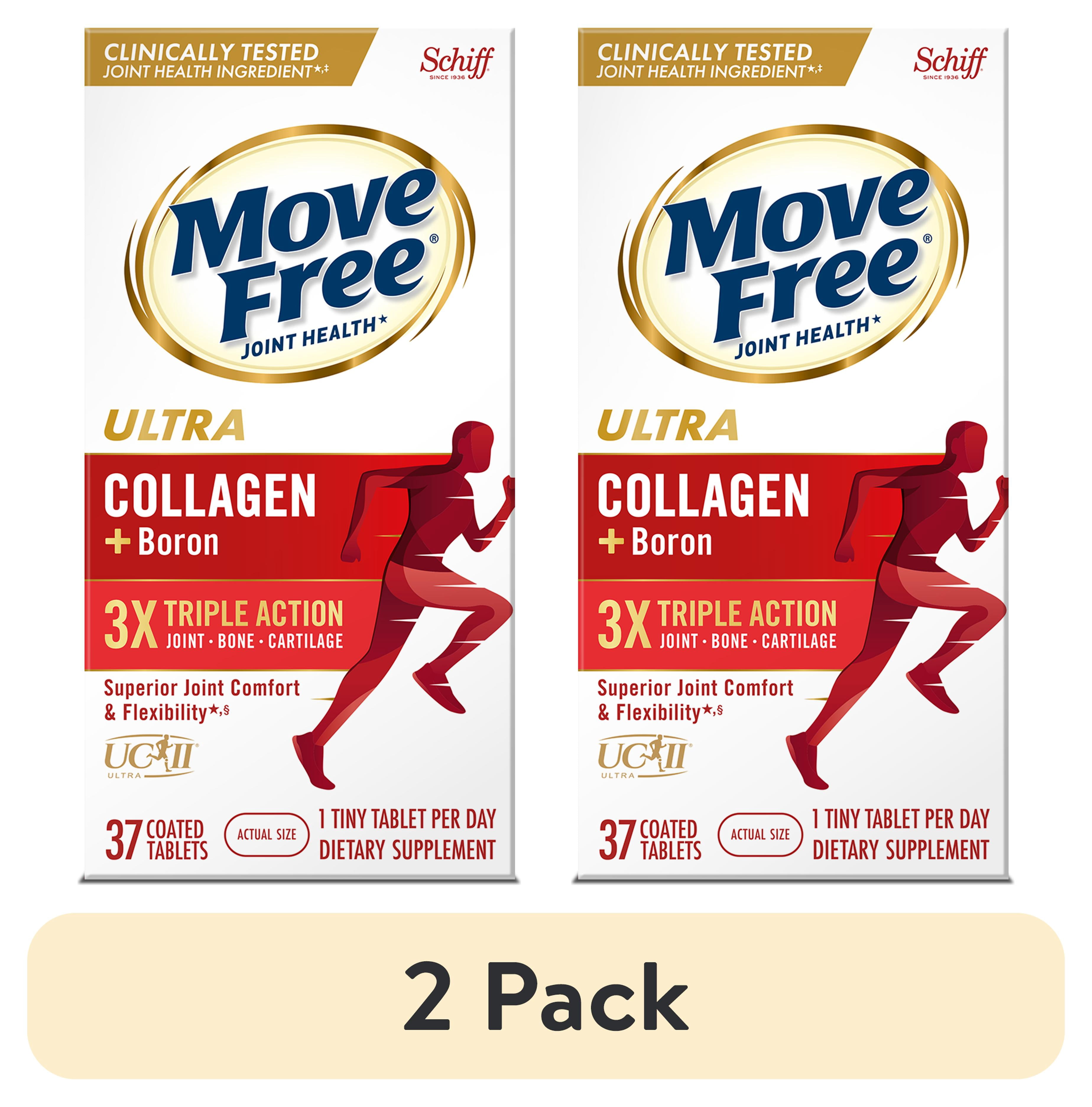 (2 pack) Move Free Ultra Triple Action, 37 Tablets