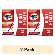 (2 pack) Move Free Ultra Triple Action, Joint Health Supplement with Type II Collagen, Boron and HA, 37 Tablets