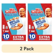 2 pack Mr. Clean Magic Eraser Extra Durable Multi-Purpose Foam Cleaning Pads with Durafoam, 10 Ct