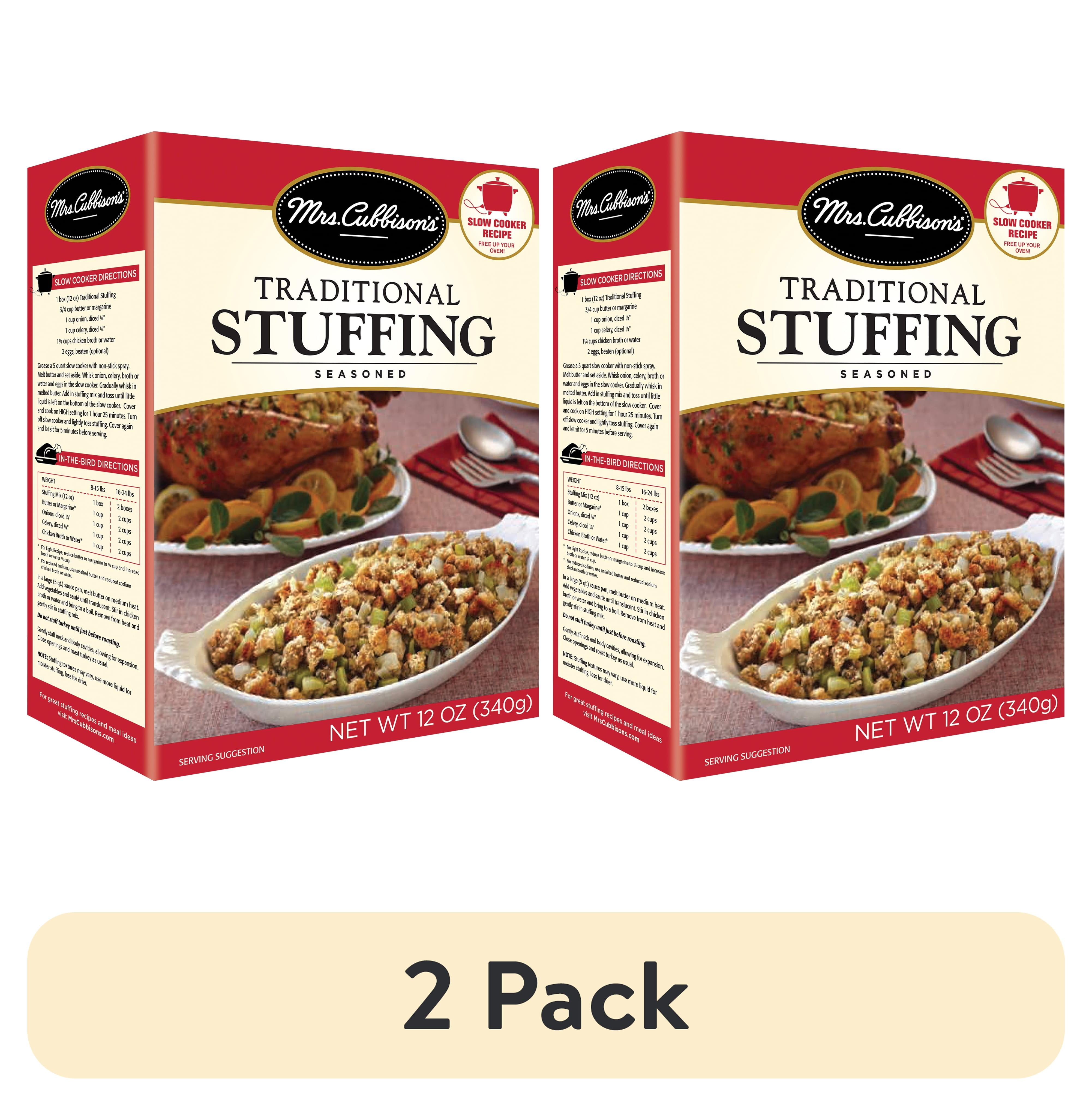 (2 pack) Mrs. Cubbison's Seasoned Turkey Stuffing Mix, 12 oz Box
