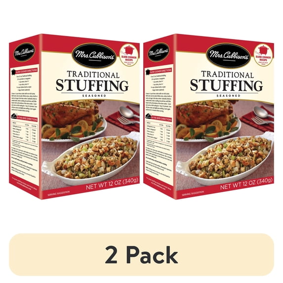 (2 pack) Mrs. Cubbison's Seasoned Turkey Stuffing Mix, 12 oz Box