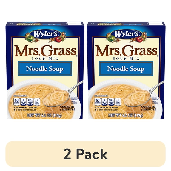 (2 pack) Mrs. Grass Noodle Soup Mix, 2 ct Pack