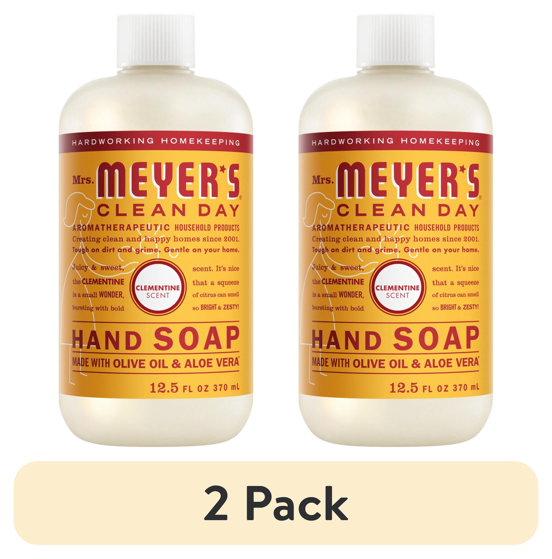 (2 pack) Mrs. Meyer’s Clean Day Hand Soap, Clementine Scent, 12.5 Fl Oz