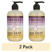 (2 pack) Mrs. Meyer's Clean Day Liquid Hand Soap, Compassion Flower Scent, 12.5 Ounce Bottle