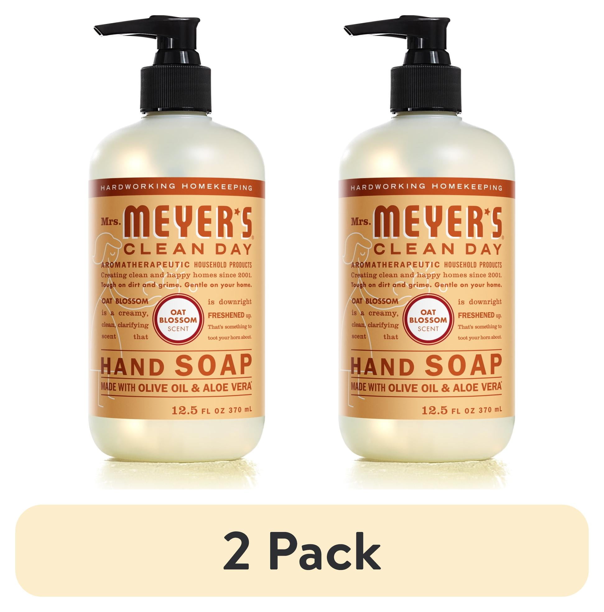 (2 pack) Mrs. Meyer's Clean Day Liquid Hand Soap, Oat Blossom Scent, 12.5 Ounce Bottle