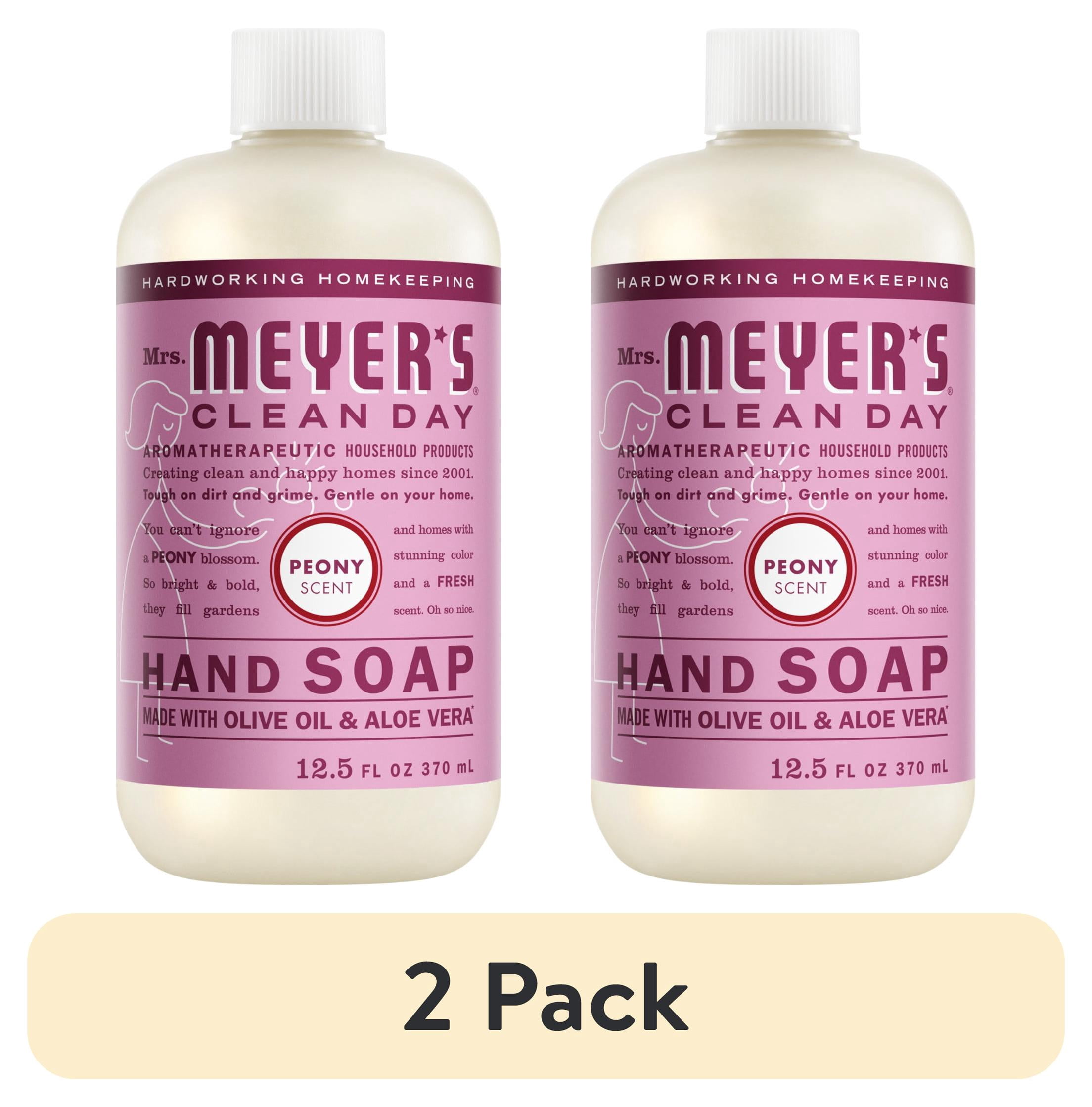 (2 pack) Mrs. Meyer’s Clean Day Hand Soap, Peony Scent, 12.5 Fl Oz