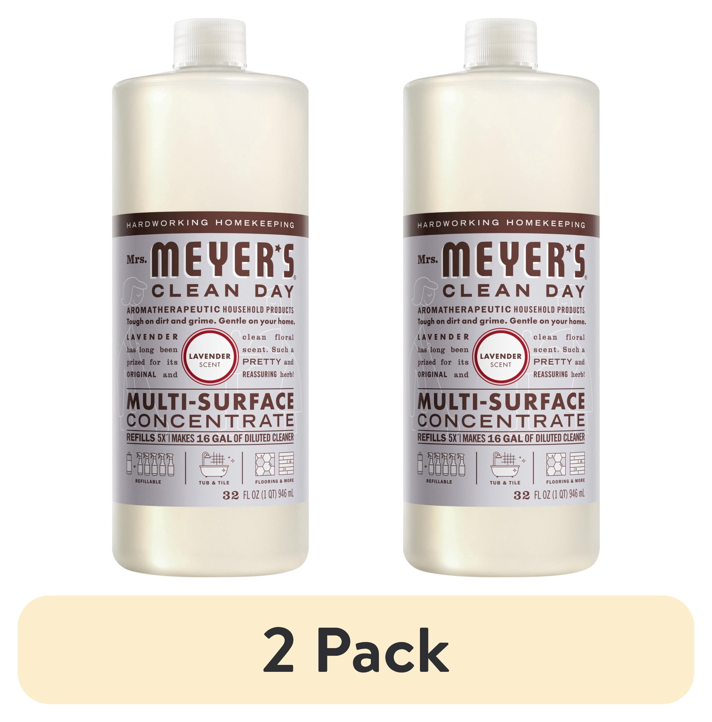 (2 pack) Mrs. Meyer's Clean Day Multi-Surface Everyday Concentrate, Lavender Scent, 32 Fl Oz
