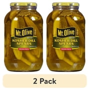 (2 pack) Mt. Olive Kosher Dill Spears Pickles - 64 fl oz jar