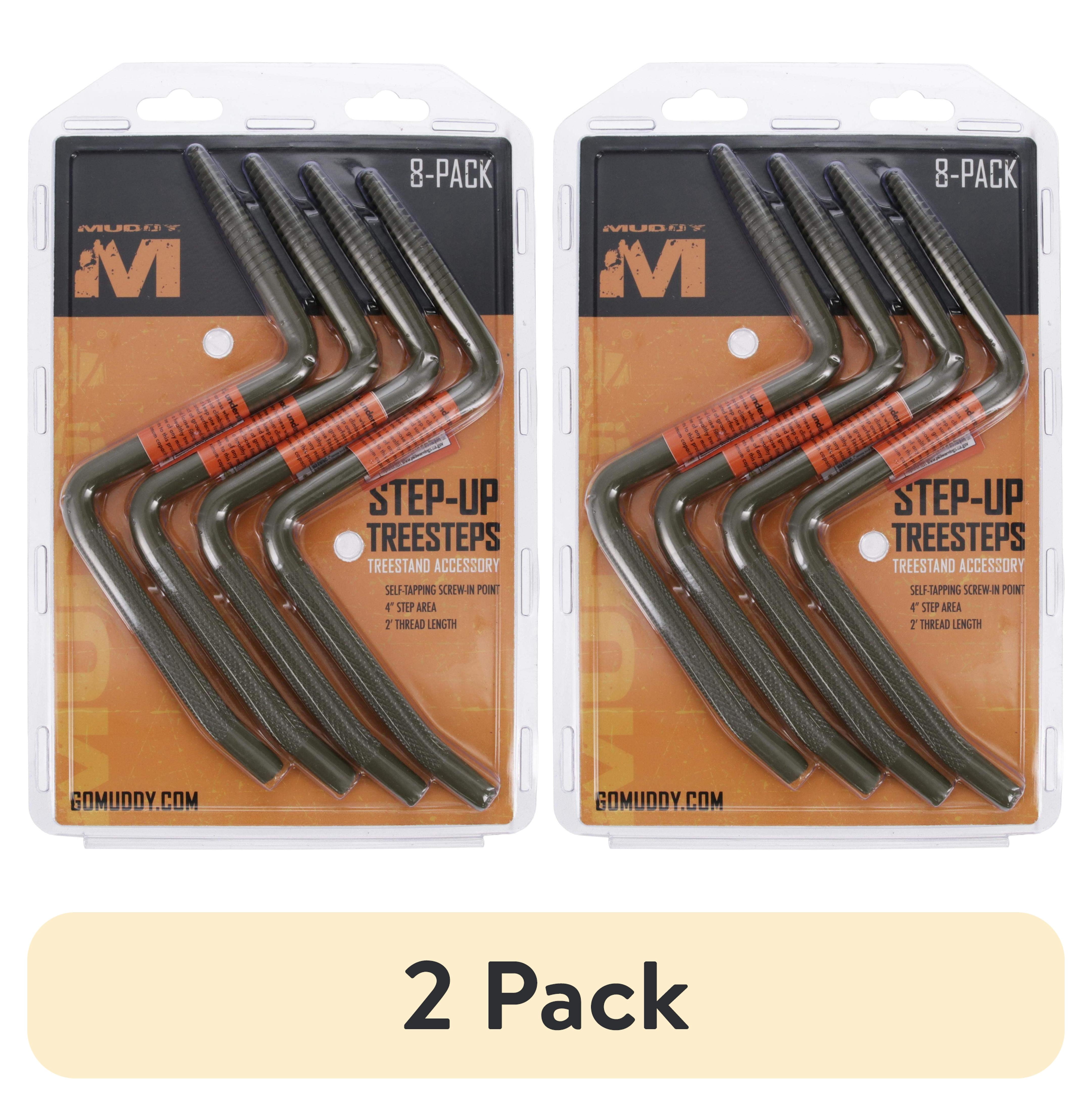(2 pack) Muddy Step-up Tree Step/8 Pack/Clamshell