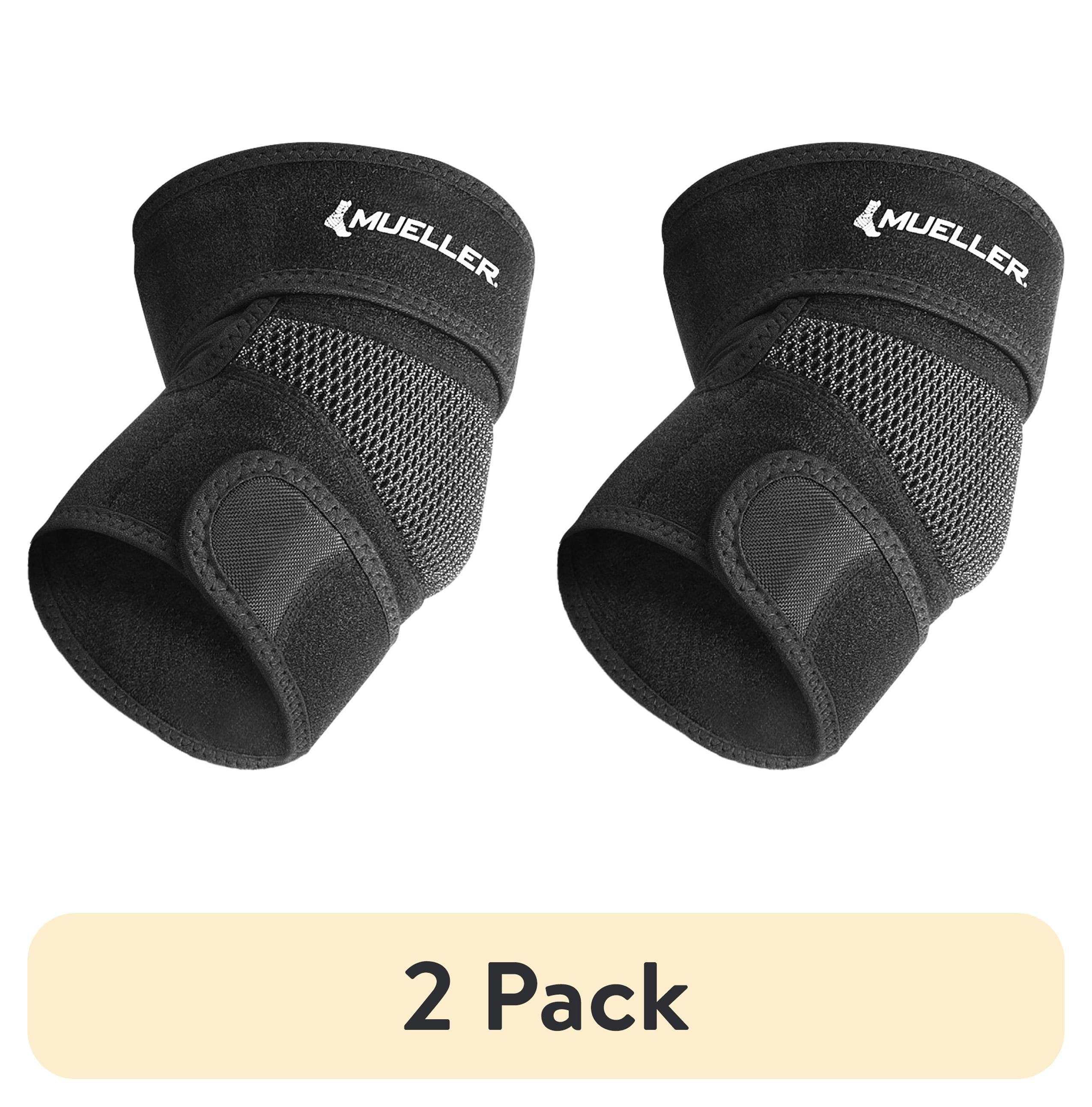 (2 pack) Mueller® Adjustable Elbow Support, One Size Fits Most, Compression Elbow Brace