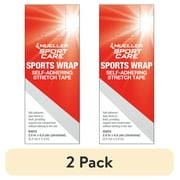 2 pack Mueller Sports Wrap, 2" White