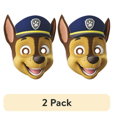 (2 pack) Multicolor PAW Patrol Party Masks, 8ct