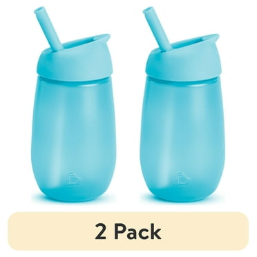 (2 pack) Munchkin® Simple Clean™ Toddler Sippy Cup, 10 oz, Blue, Unisex