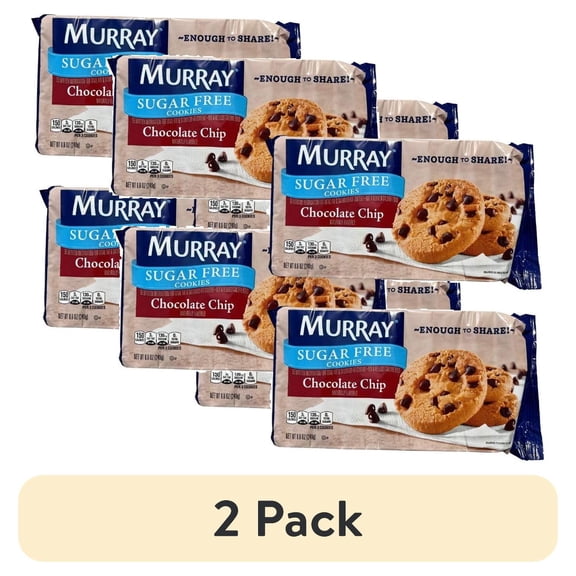 (2 pack) Murray Sugar Chocolate Chip Cookies 8.8 oz (Pack of 4)