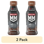 (2 pack) Muscle Milk Pro Advanced Nutrition Knockout Chocolate Protein Shake, 14 fl oz, 1 Count Bottle